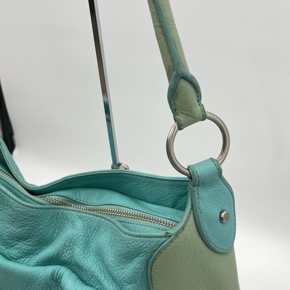 Mimco leather shoulder bag purse Retro Y2K - Picture 5 of 15